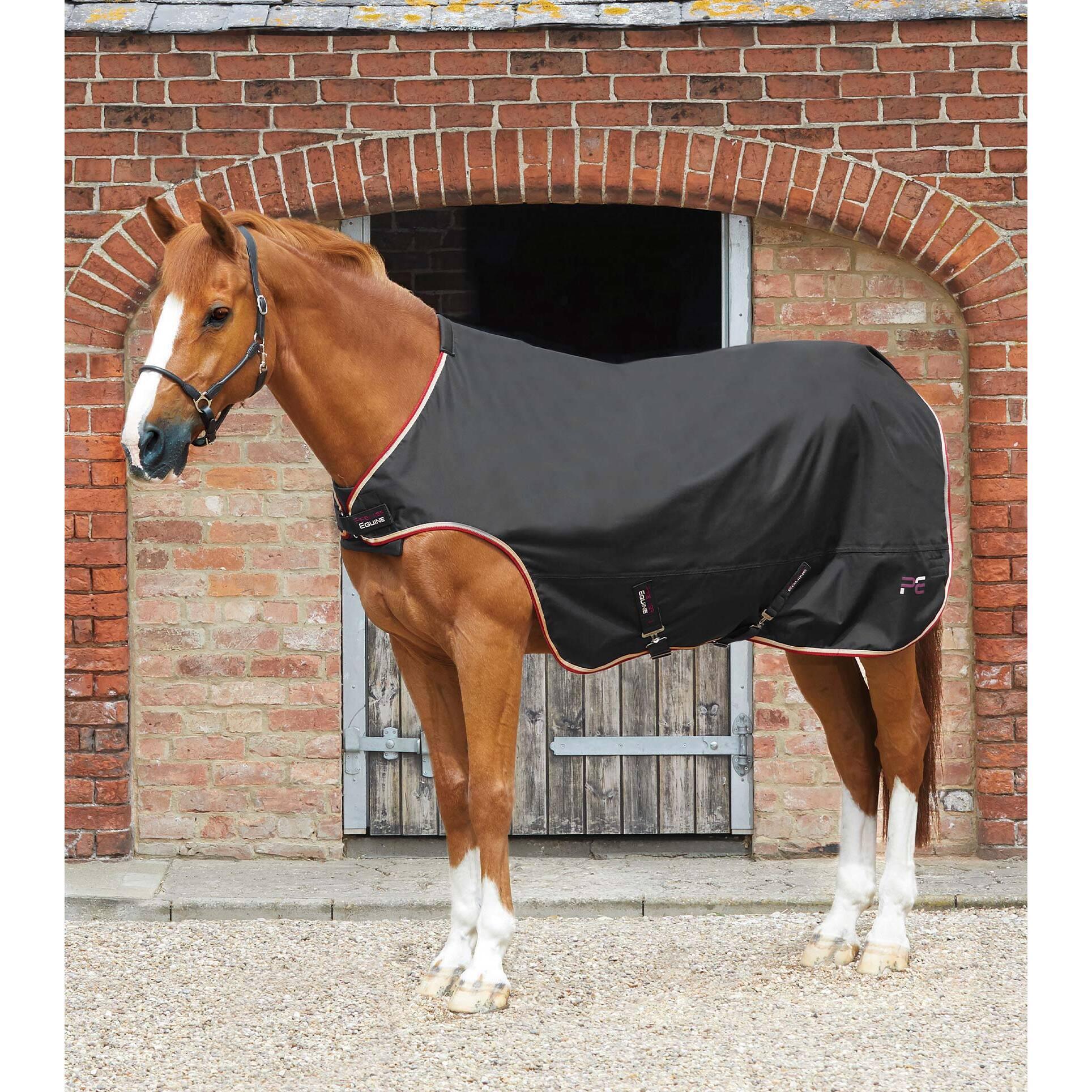Premier Equine - Couverture De Marcheur Pour Cheval Premier Equine 100 G - Couverture Cheval - Noir - 152 Cm - Decathlon