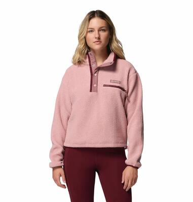 Fleecevesten truien dames - columbia helvetia™ ii cropped half snap fleece -