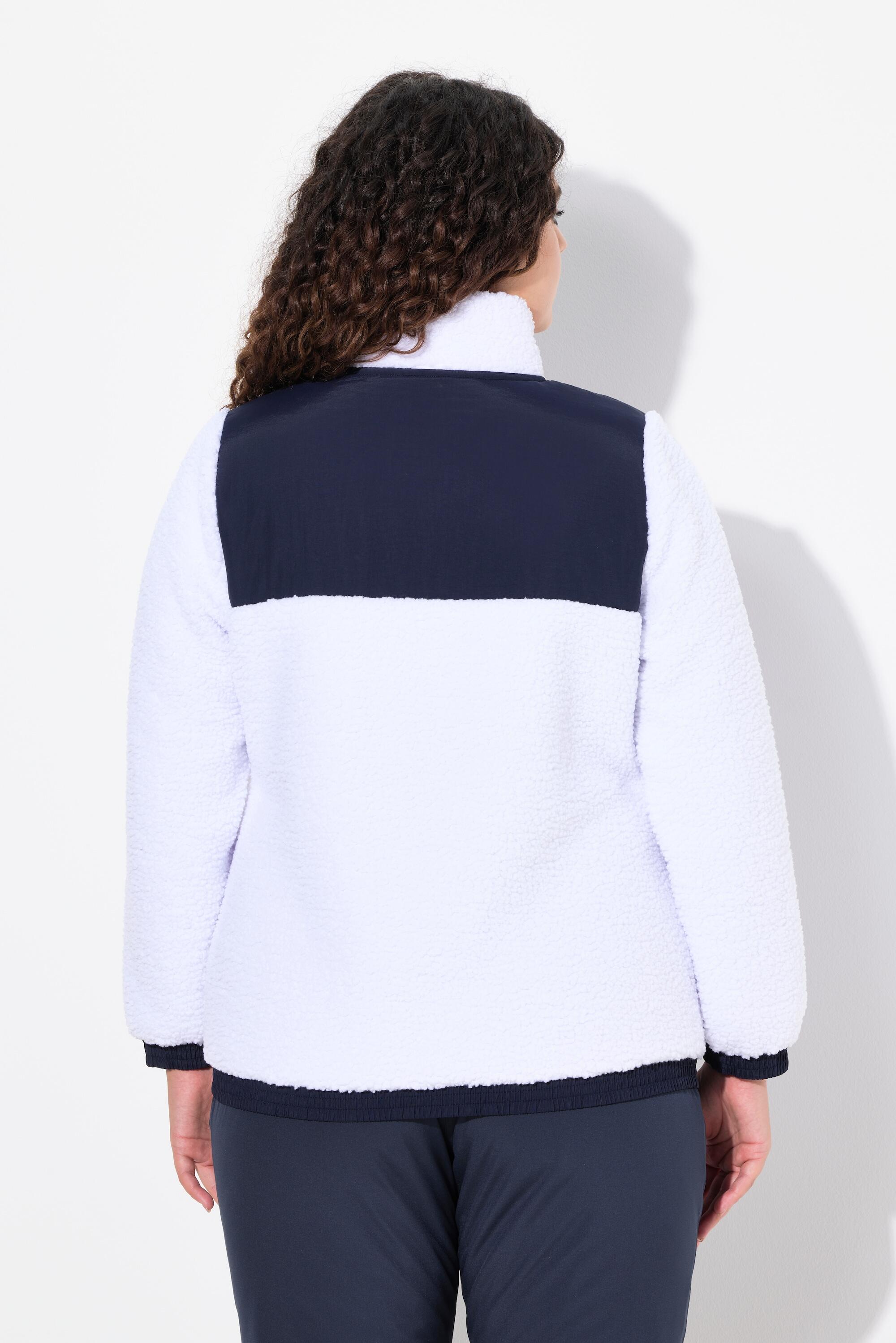 Femme Veste en polaire bouclée avec col montant 2/7