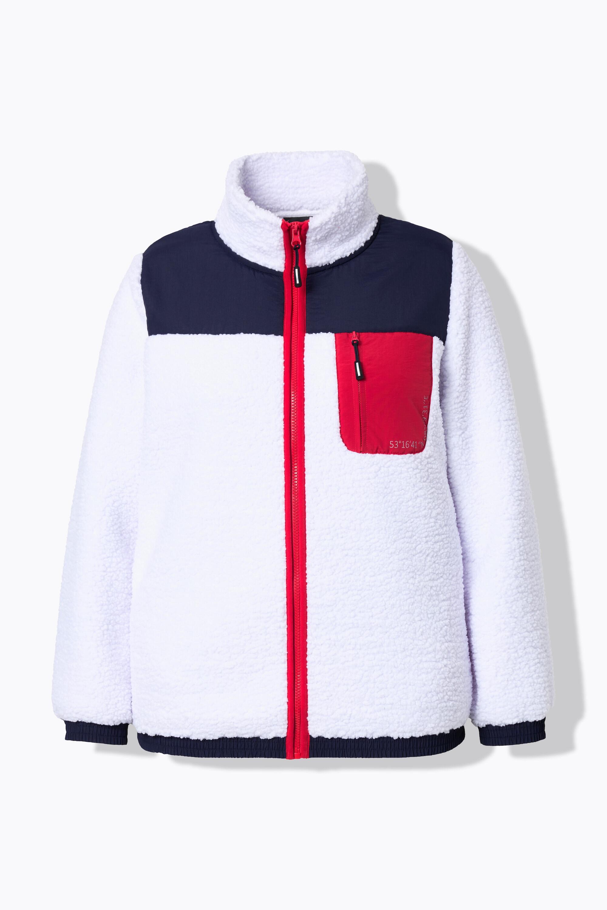 Femme Veste en polaire bouclée avec col montant 7/7