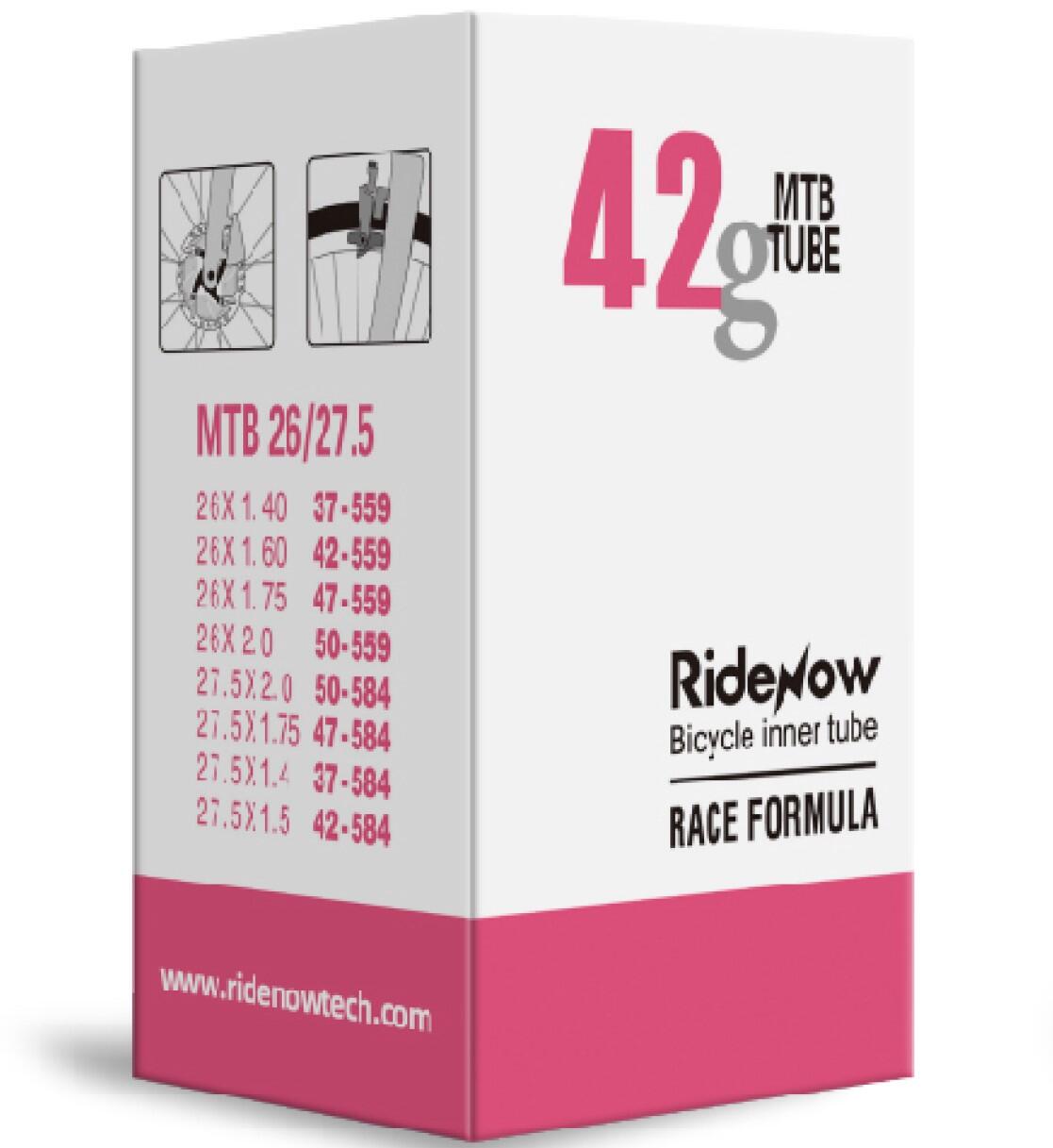 Dętka TPU RideNow Light 42g  MTB 26 - 27,5  wentyl  42mm AV