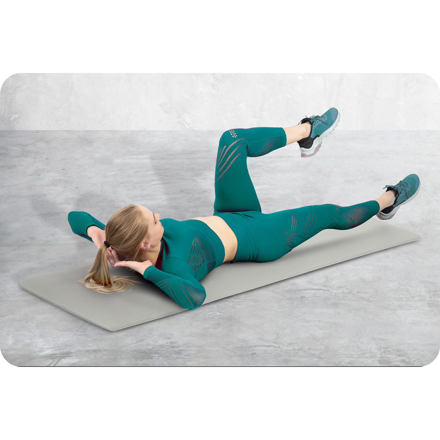 ÜBERSCHRIFT
Erwachsene Yogamatte - Trainingsmatte Neo-Sport grau 4/7