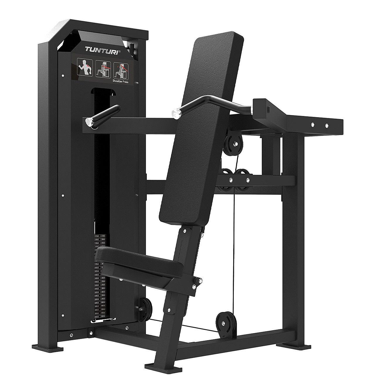 TUNTURI Pressa per spalle Tunturi Platinum con pila di pesi