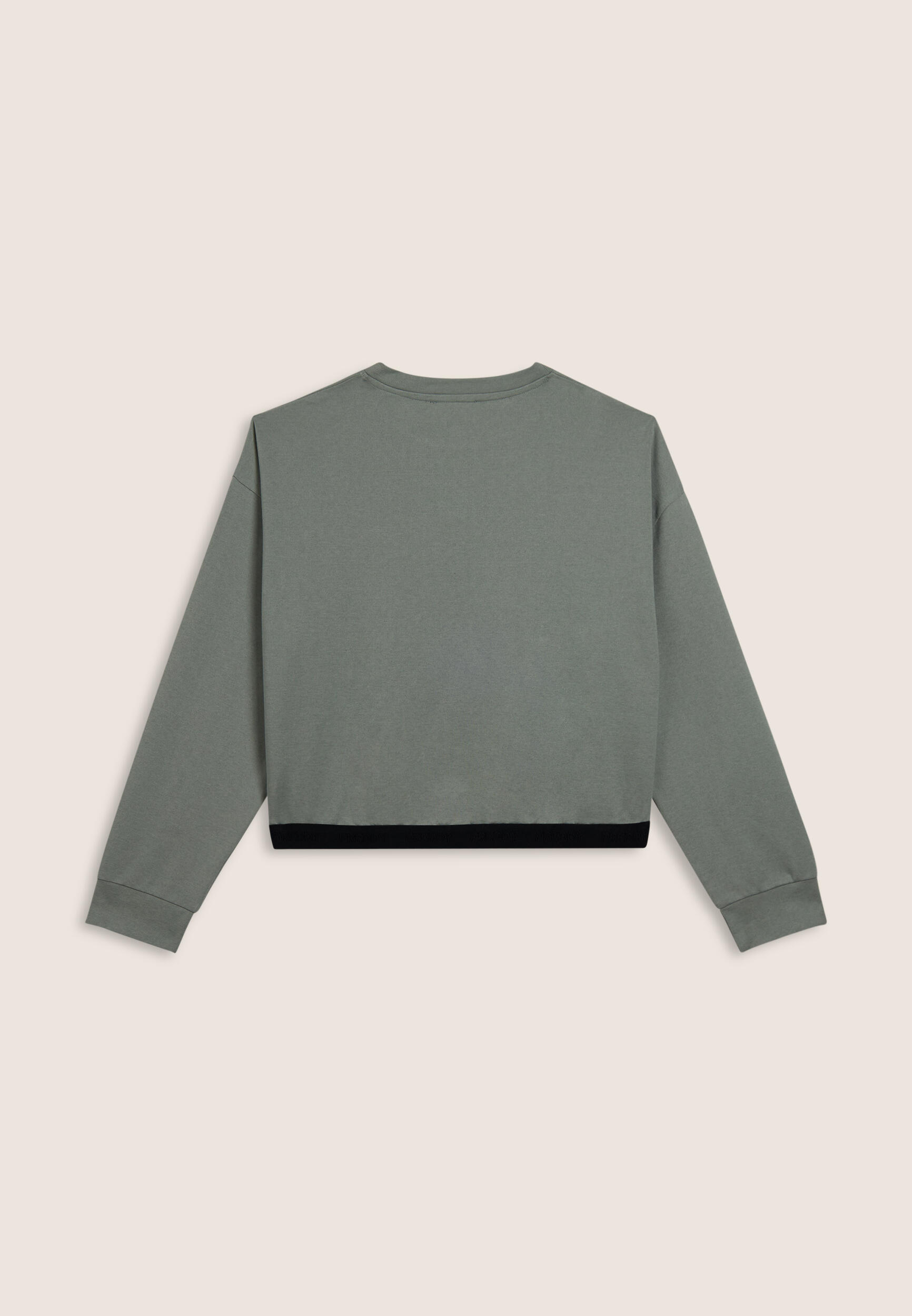Sweat-shirt pour femmes ornée de bande avec logo et broderie 2/3