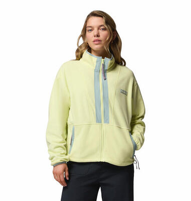 Fleece Pullover Damen - COLUMBIA Backbowl™ II Full Zip Fleece - Citron Haze
