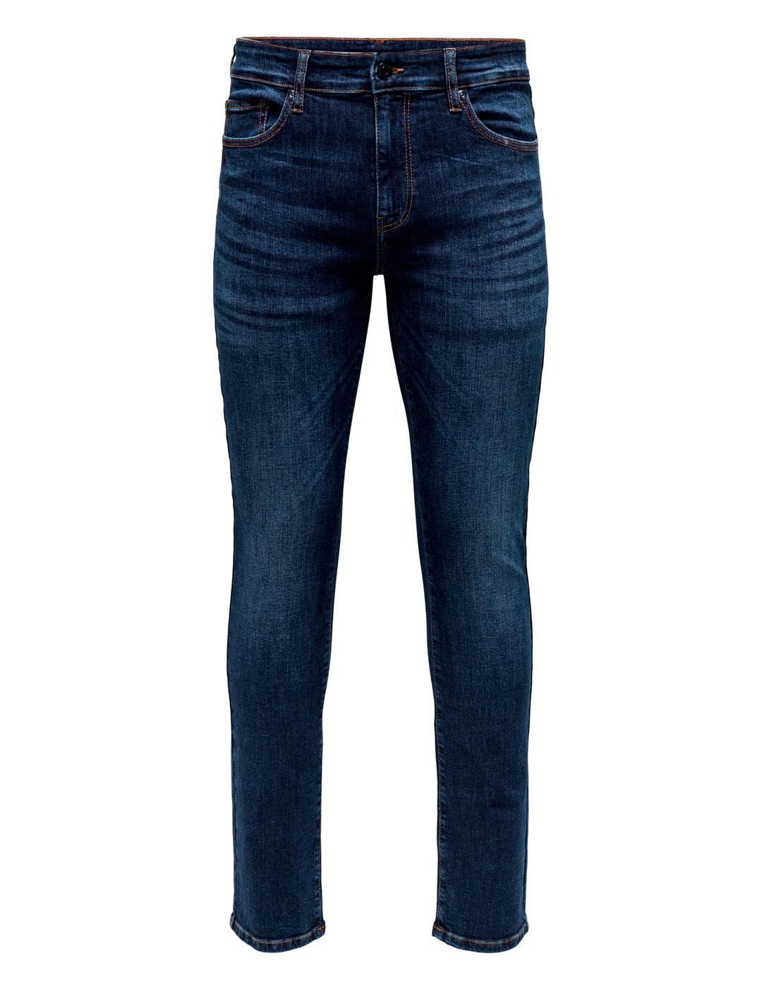 Pantaloni da uomo Only&sons blu. 3/6