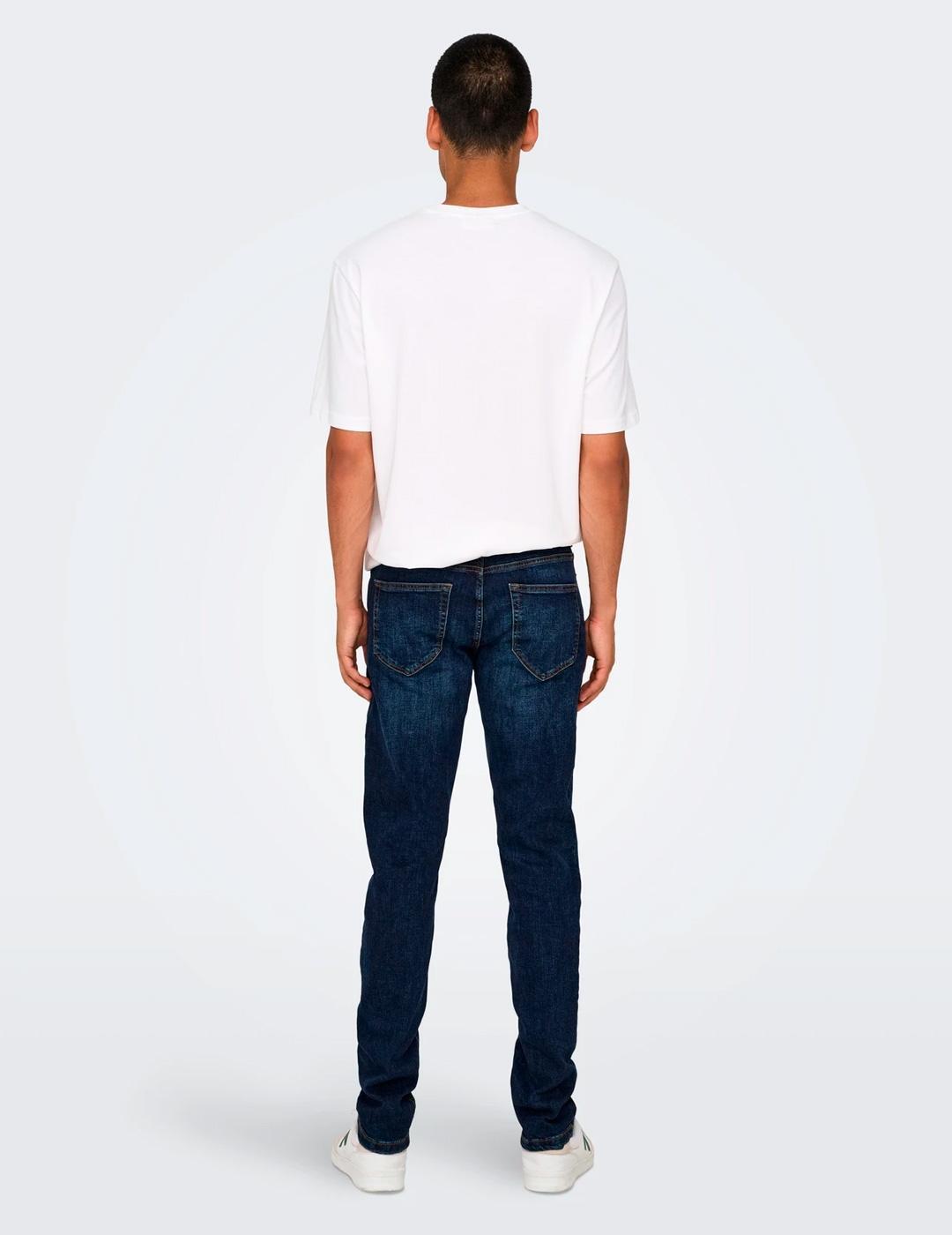 Pantaloni da uomo Only&sons blu. 2/6