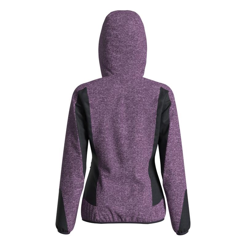 Great Escapes Lucy lady wool look fleece chinese violet/vulcan 2/3