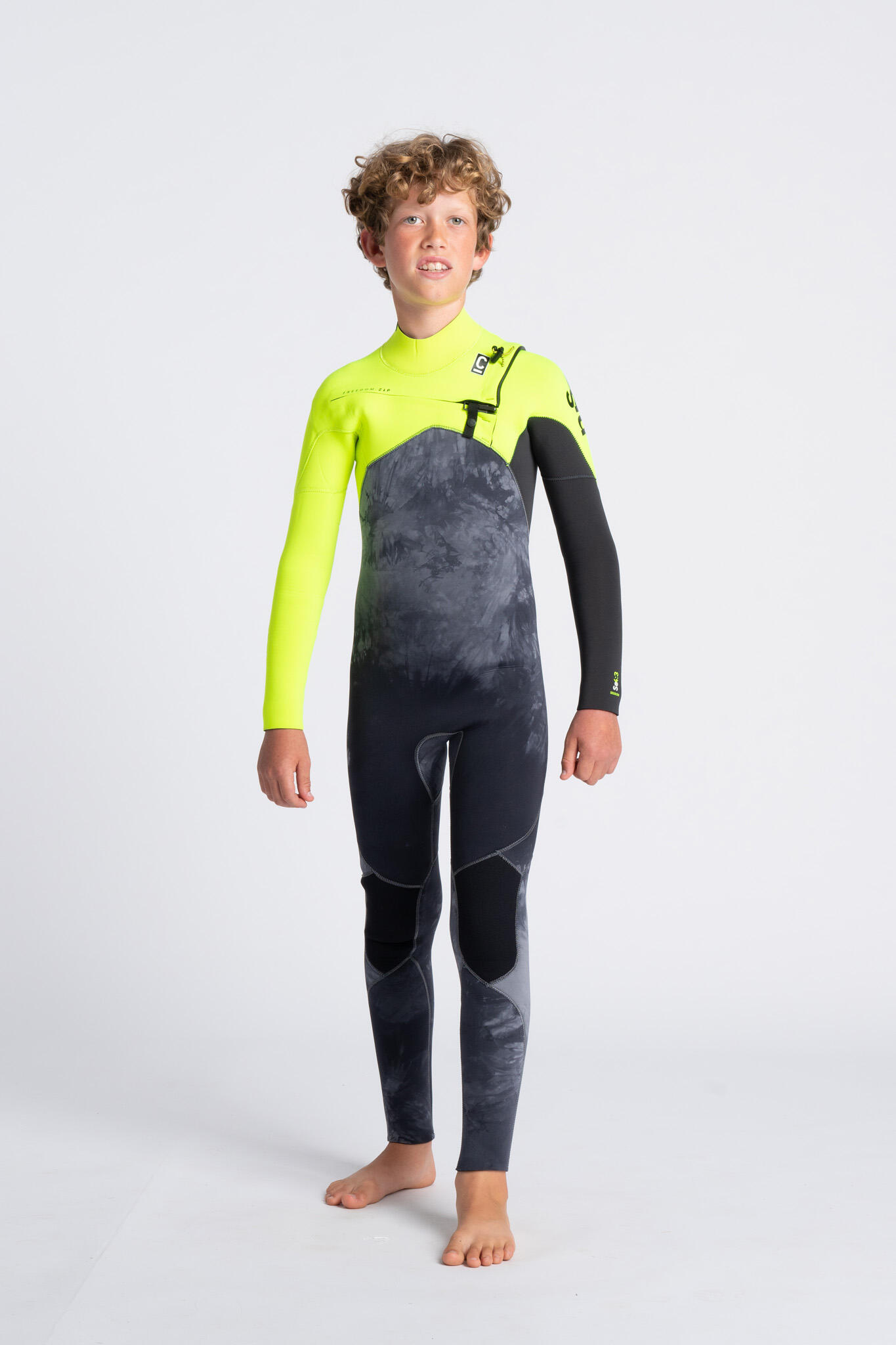 COMBINAISON INTEGRALE C-SKINS SESSION 4/3 JUNIOR CHEST ZIP 1/2