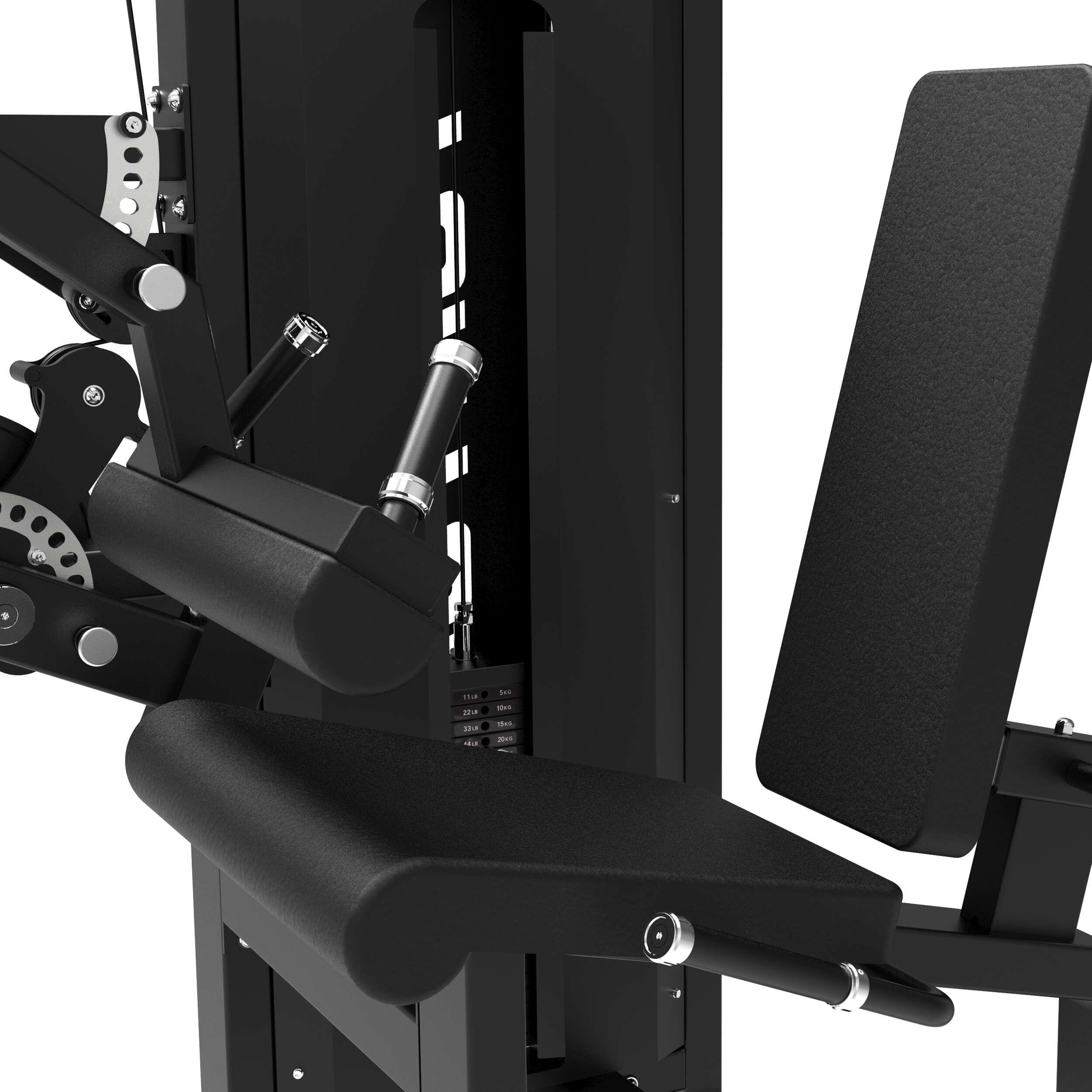 Tunturi Platinum Dual Leg Curl/Extension avec bloc de poids 7/7