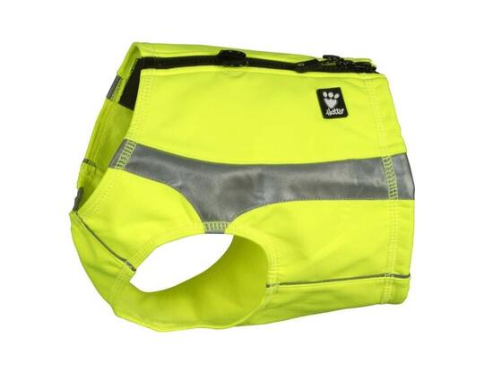 Veste de visibilité Hurtta pour chiens Polar Vest rembourré en polaire jaune