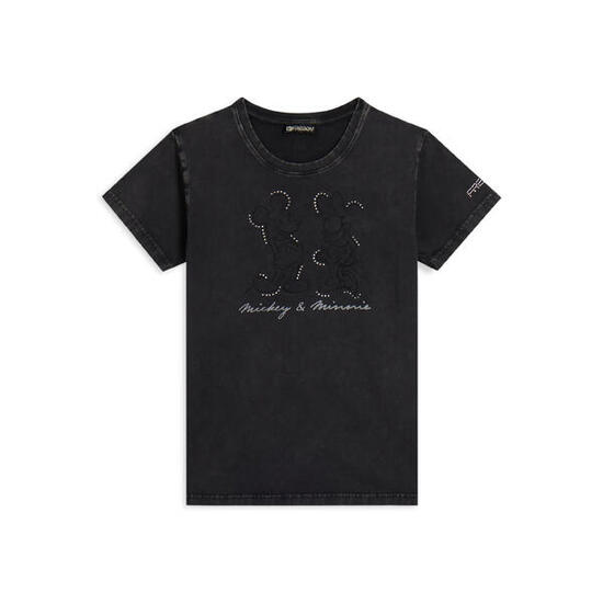 T-shirt pour femmes avec imprimé Disney et paillettes