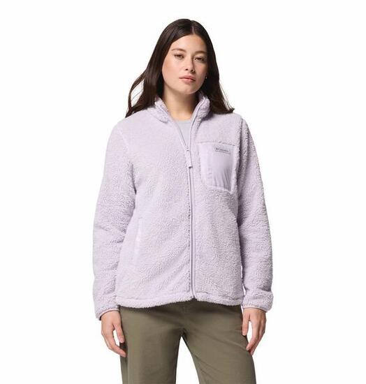 Fleece Pullover Damen - COLUMBIA West Bend™ Full Zip II - Lavender Pearl