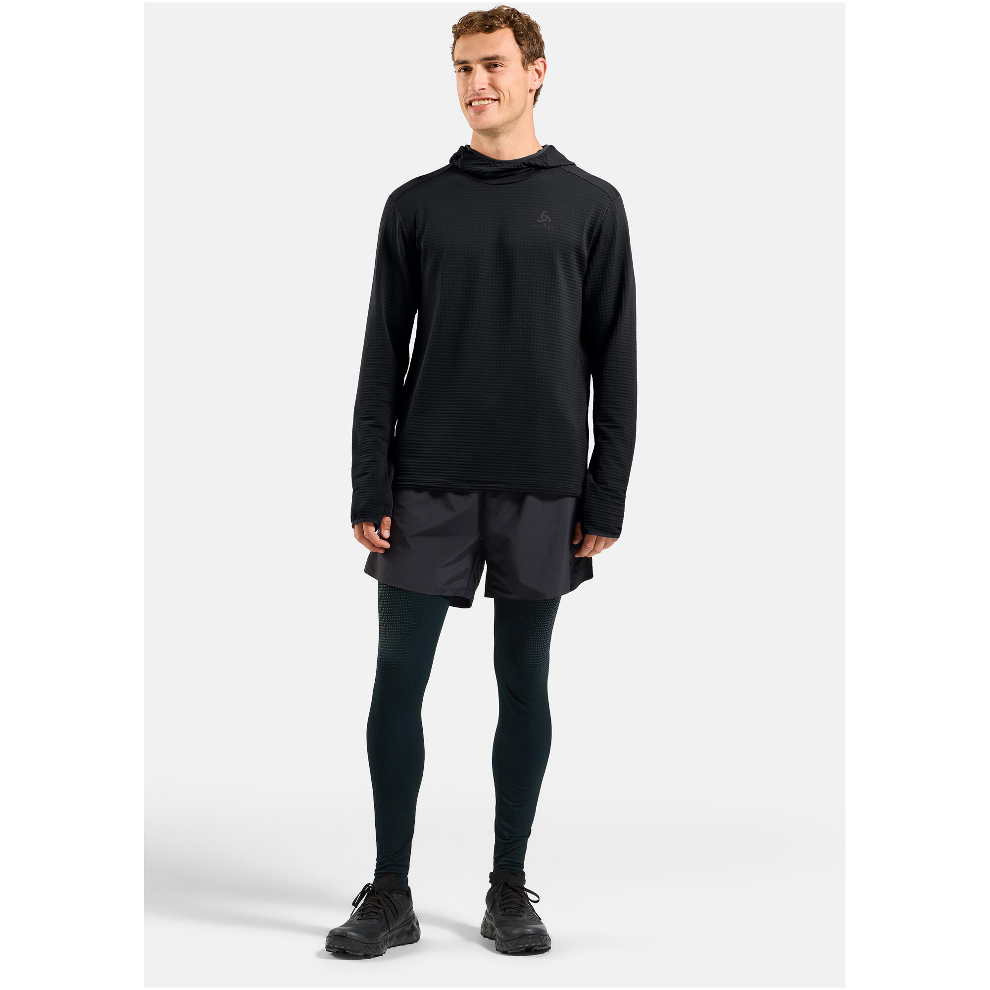 Bluza z kapturem Odlo Mid layer hoody ESSENTIAL THERMAL 3/7