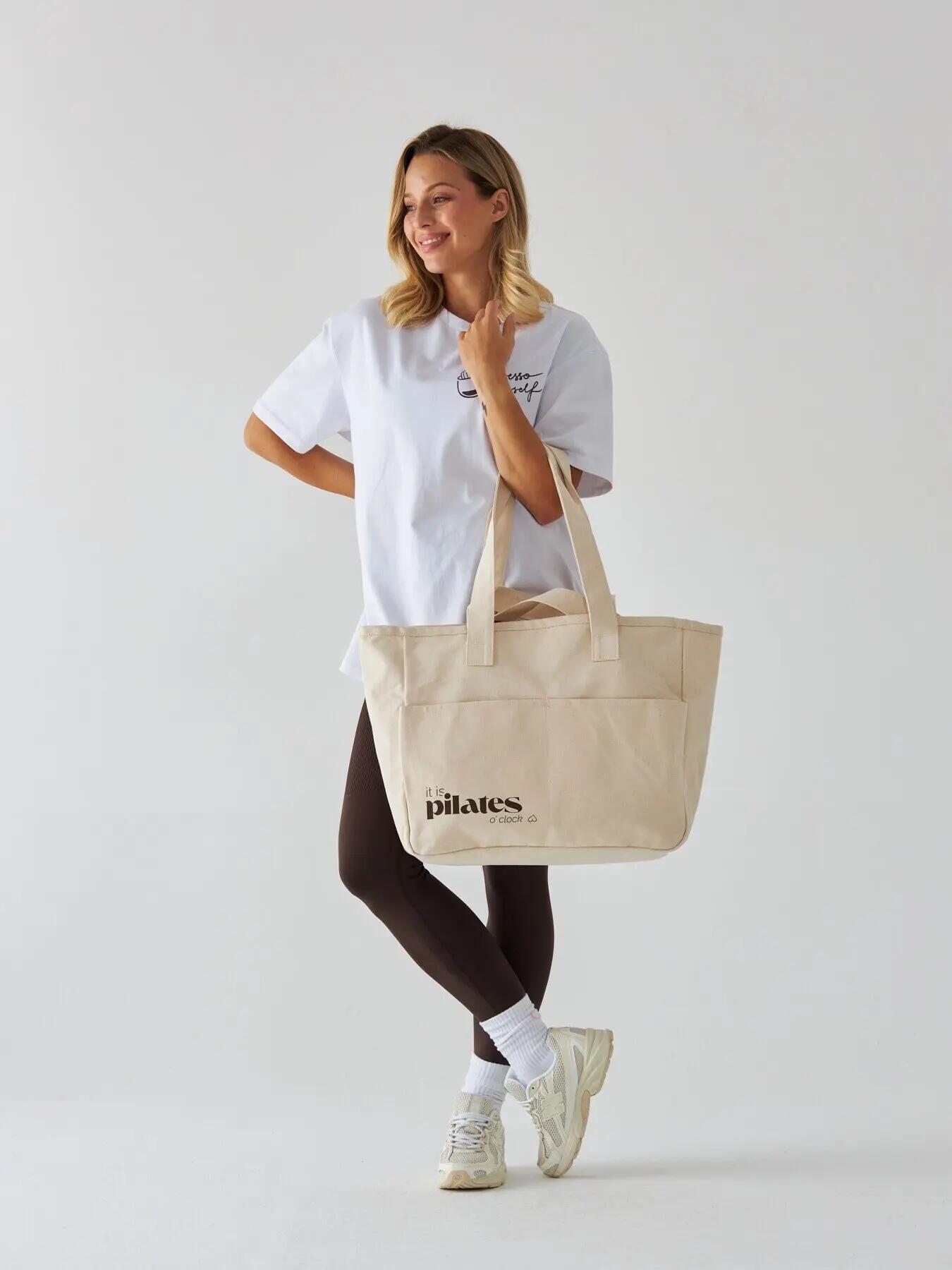 Torba Bawełniana - it is pilates o'clock 3/6