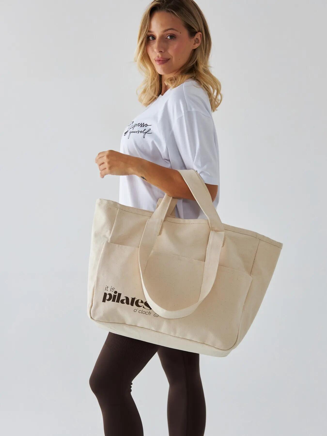 Torba Bawełniana - it is pilates o'clock 4/6