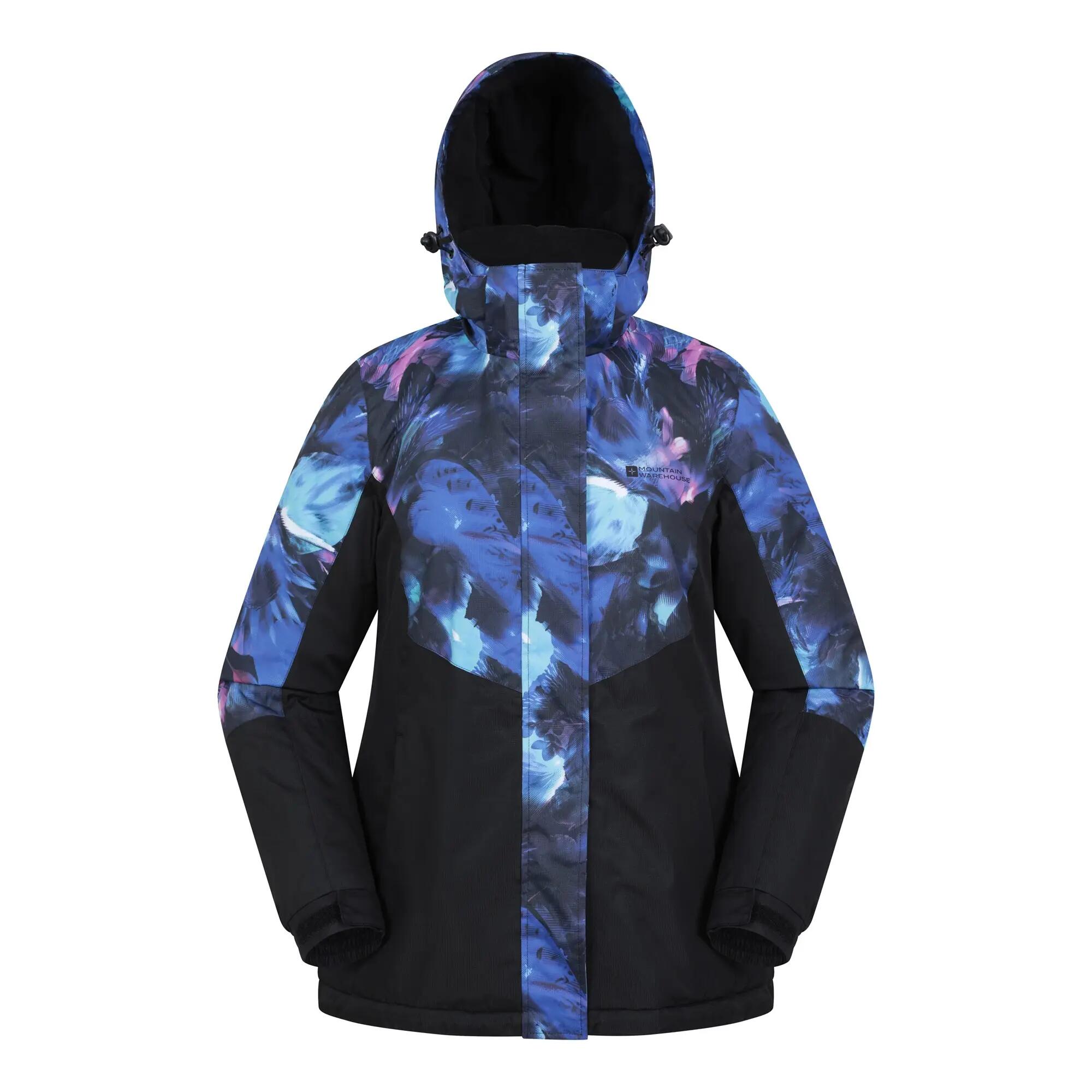 Damen Skijacke Gemustert Wasserabweisend Herausnehmbares Futter - Dawn II 8/13