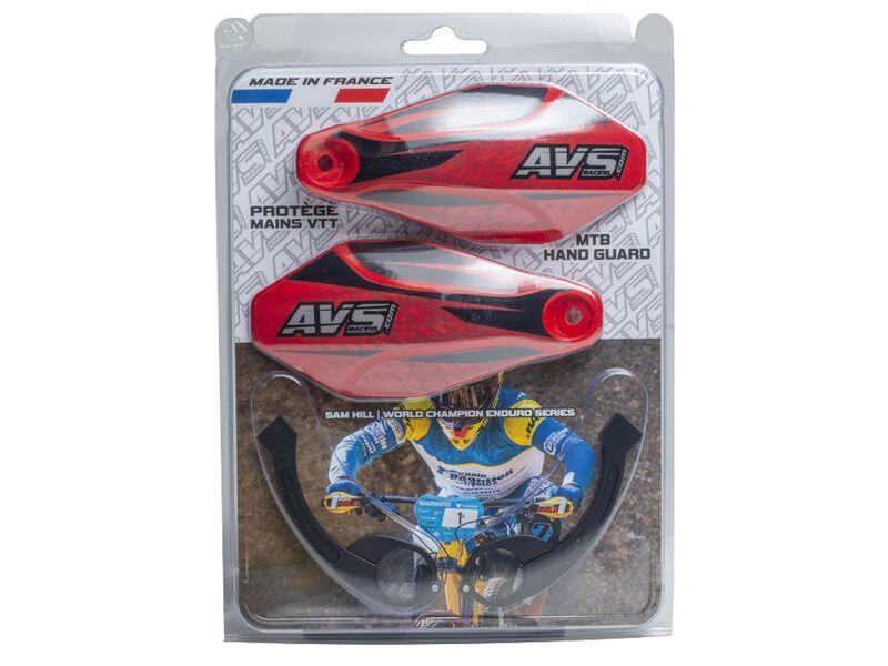 Protetor de mão AVS - KIT DE DECORAÇÃO - vermelho e preto 2/3
