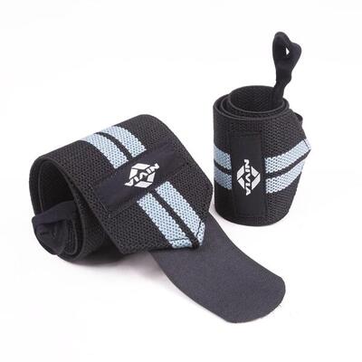 Nivia polssteun zwart/grijs | velcro & duimlus | verstelbaar