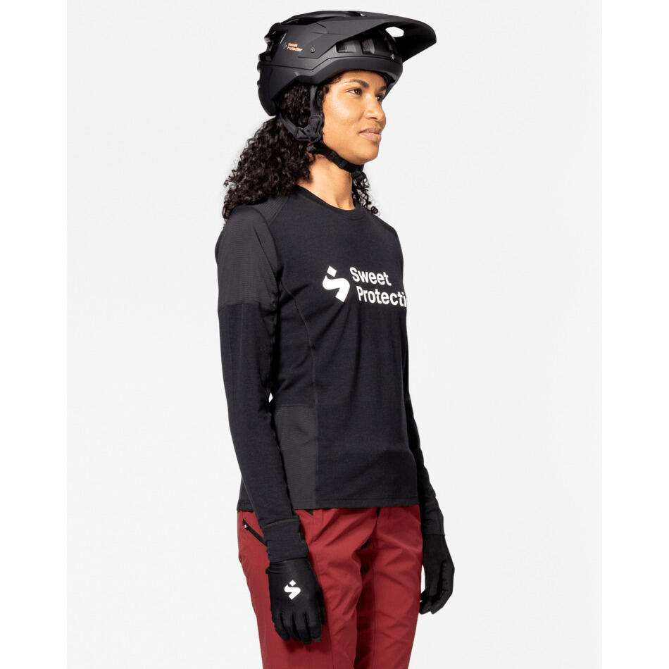 Maillot manches longues en mérinos femme Sweet Protection Hunter 4/4