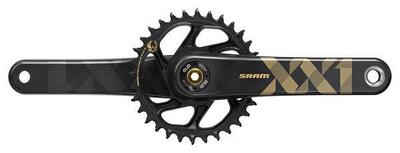 Sram xx1 eagle dub boost direct mount crankset 34t (bb niet inbegrepen) - goud