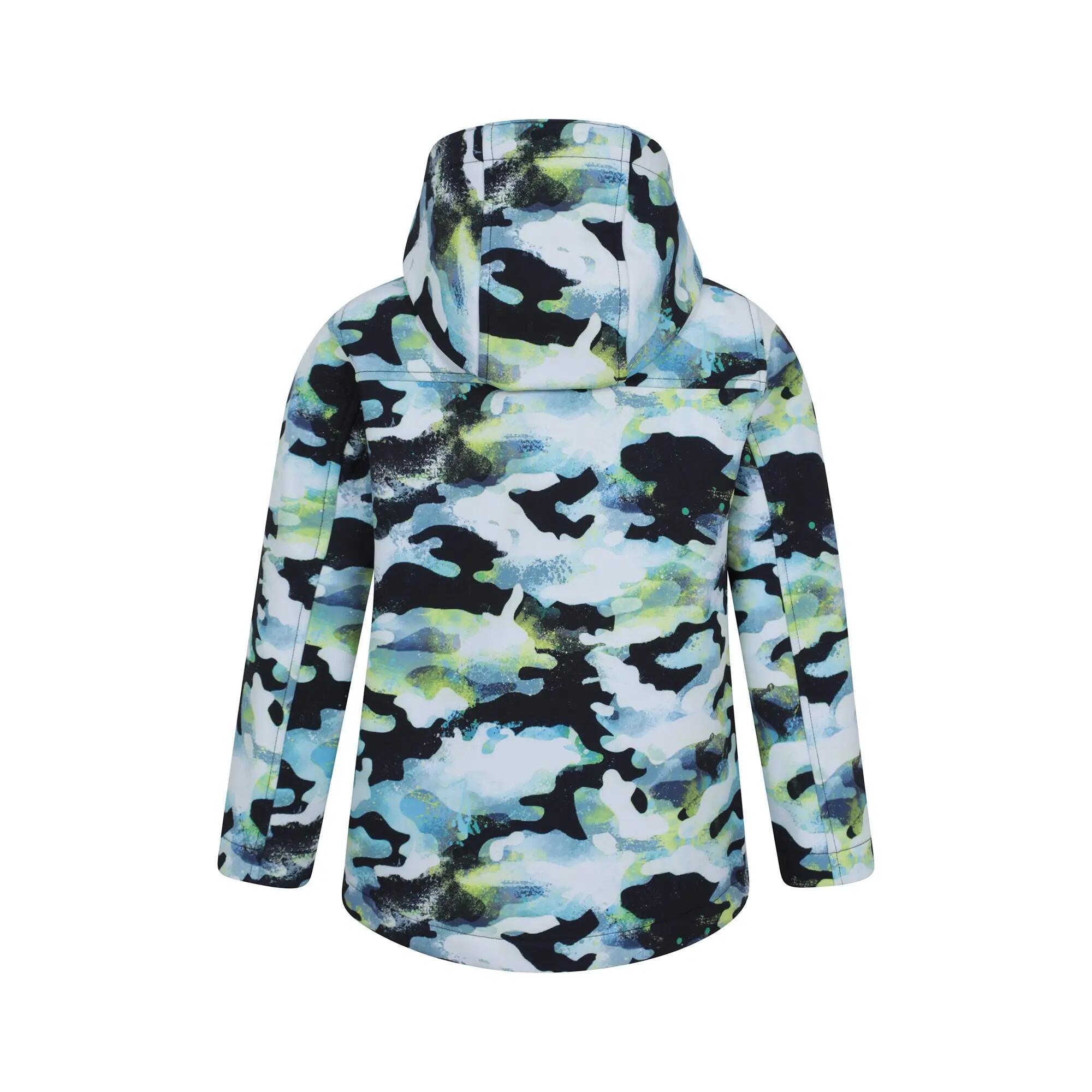 Veste Softshell de Randonnée Enfant Imprimée Déperlante, Exodus II 3/5