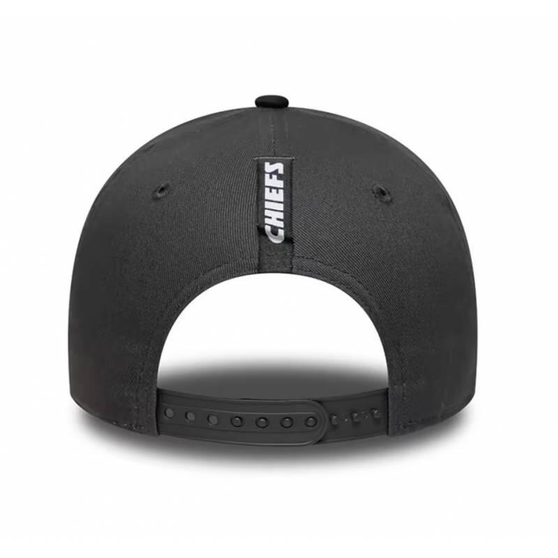 Casquette NFL Kansas City Chiefs New Era E-Frame 9FORTY Gris 2/5