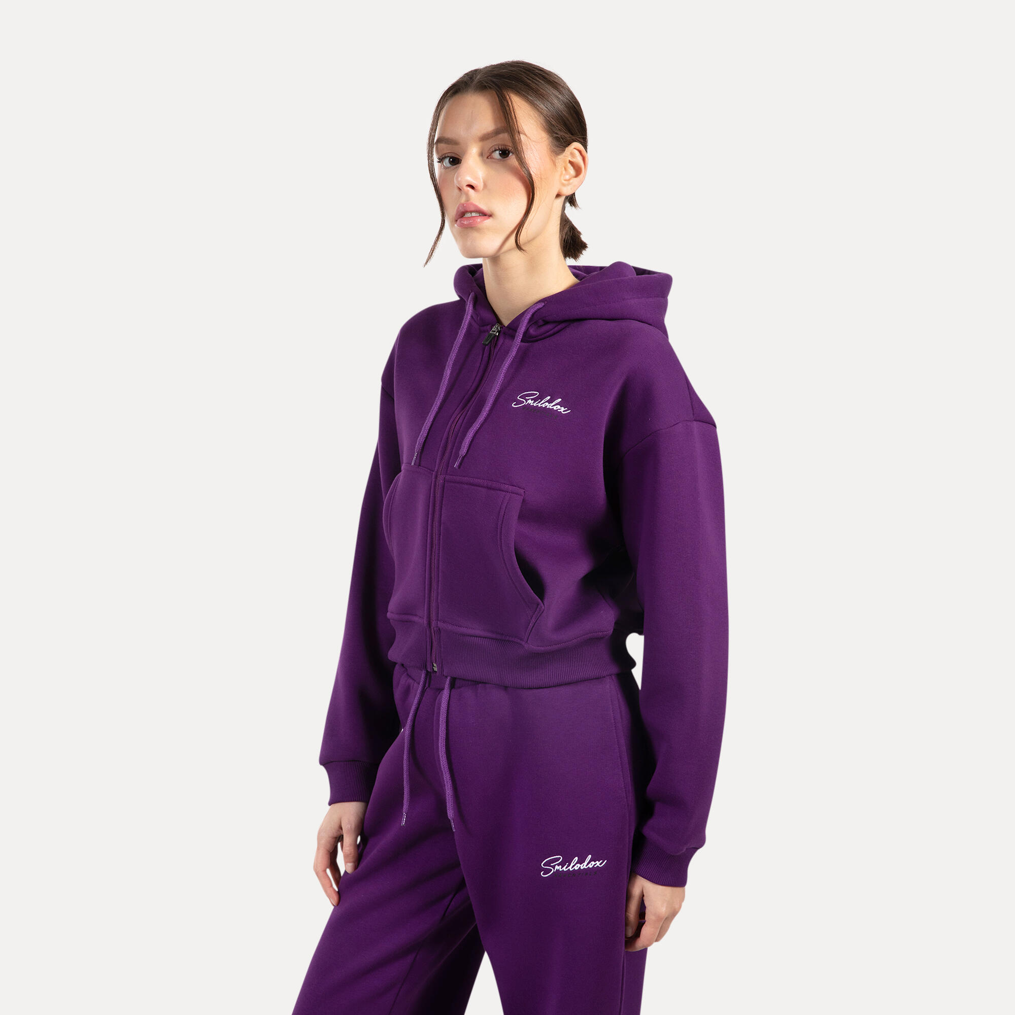 Damen Sweatjacke Enara Lila 2/5