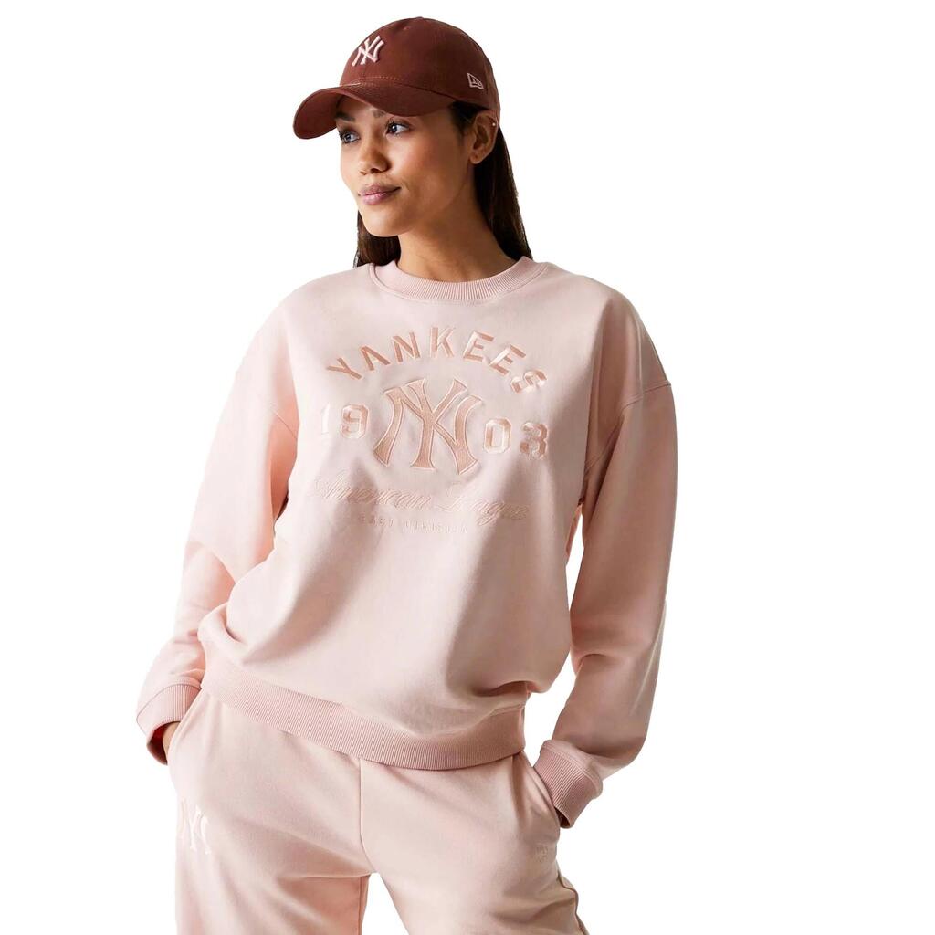 New Era Wmns Mlb Tonal Grphc Os Crew Neyyan Prs Sweatshirt Woman