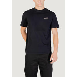 t-shirt crop top S-SMALL BOX SS HOMME NOIR