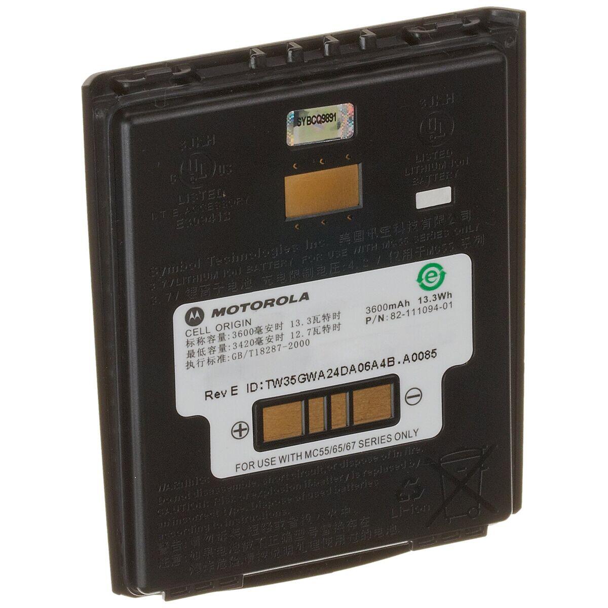 Batterie pour Ordinateur Portable ZEBRA MC55 Noir 4/4