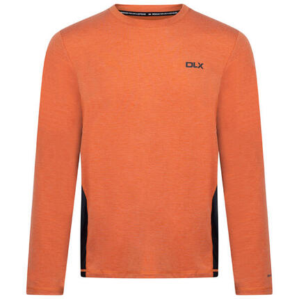 Dlx Charlie T-shirt homme manches longues gris foncé chiné