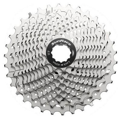 Sunrace csrx11 11 speed zilver weg/gravel cassette