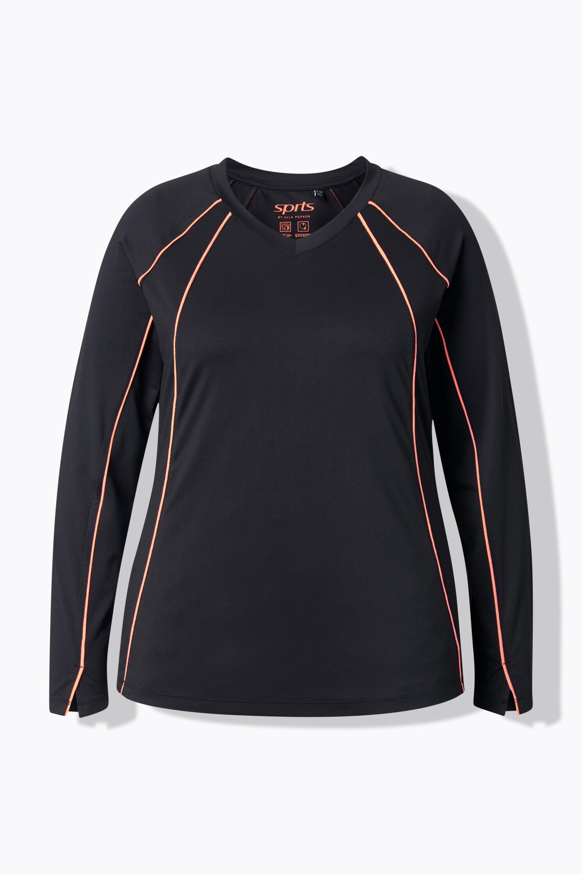 Femme T-shirt technique slim à col en V et manches longues LSF 50+ 6/6