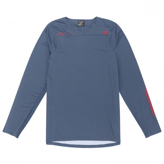 Tld - Troy Lee Designs - Jersey Manches Longues Troy Lee Skyline Steel Blue - Maillot Manches Longues - Gris|rose - Decathlon