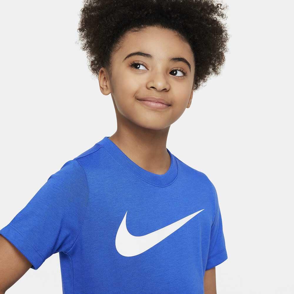 T-shirt junior nike azzurro 4/5