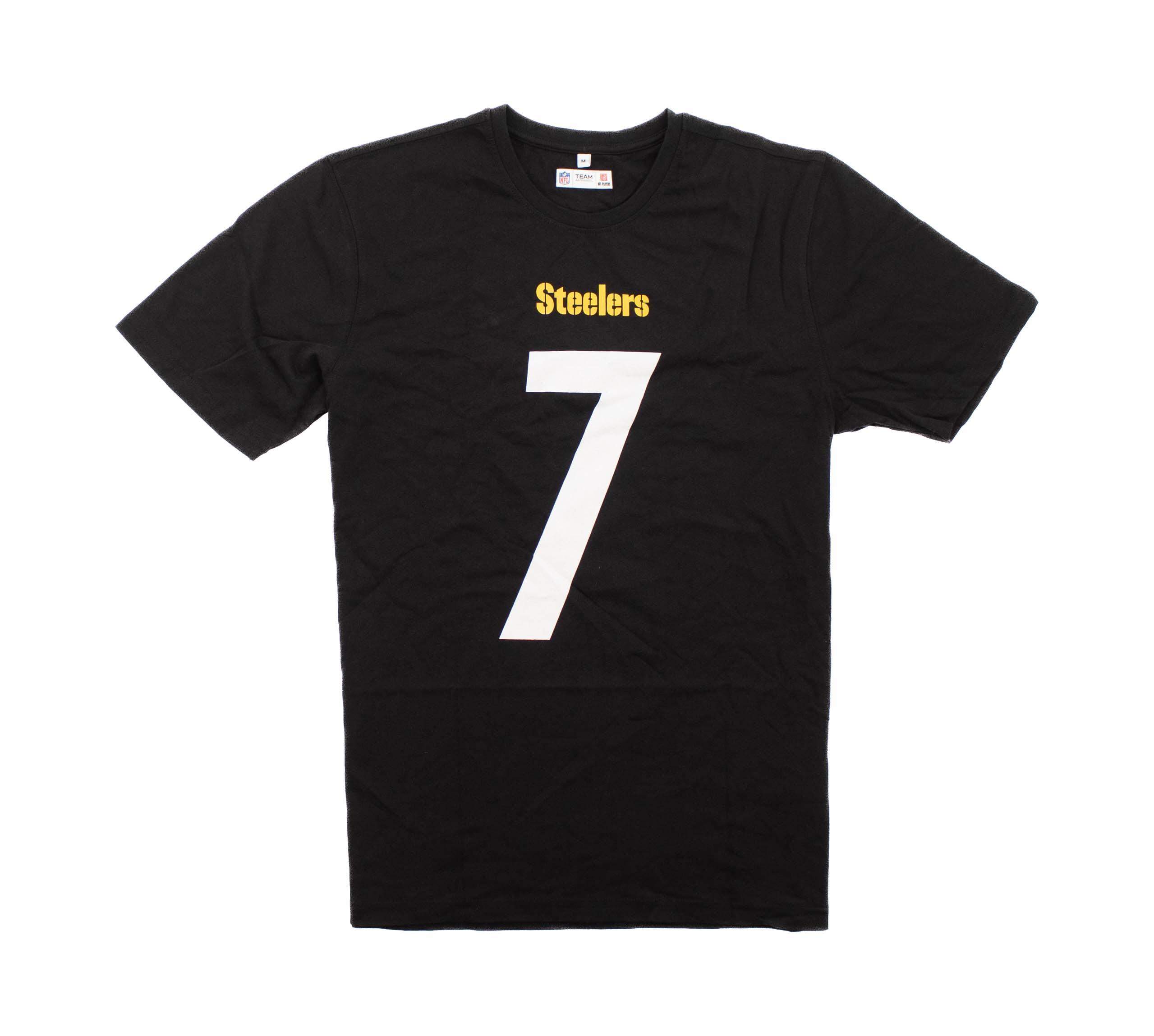 Shirt NFL Pittsburgh Steelers Roethlisberger In Schwarz 3/4