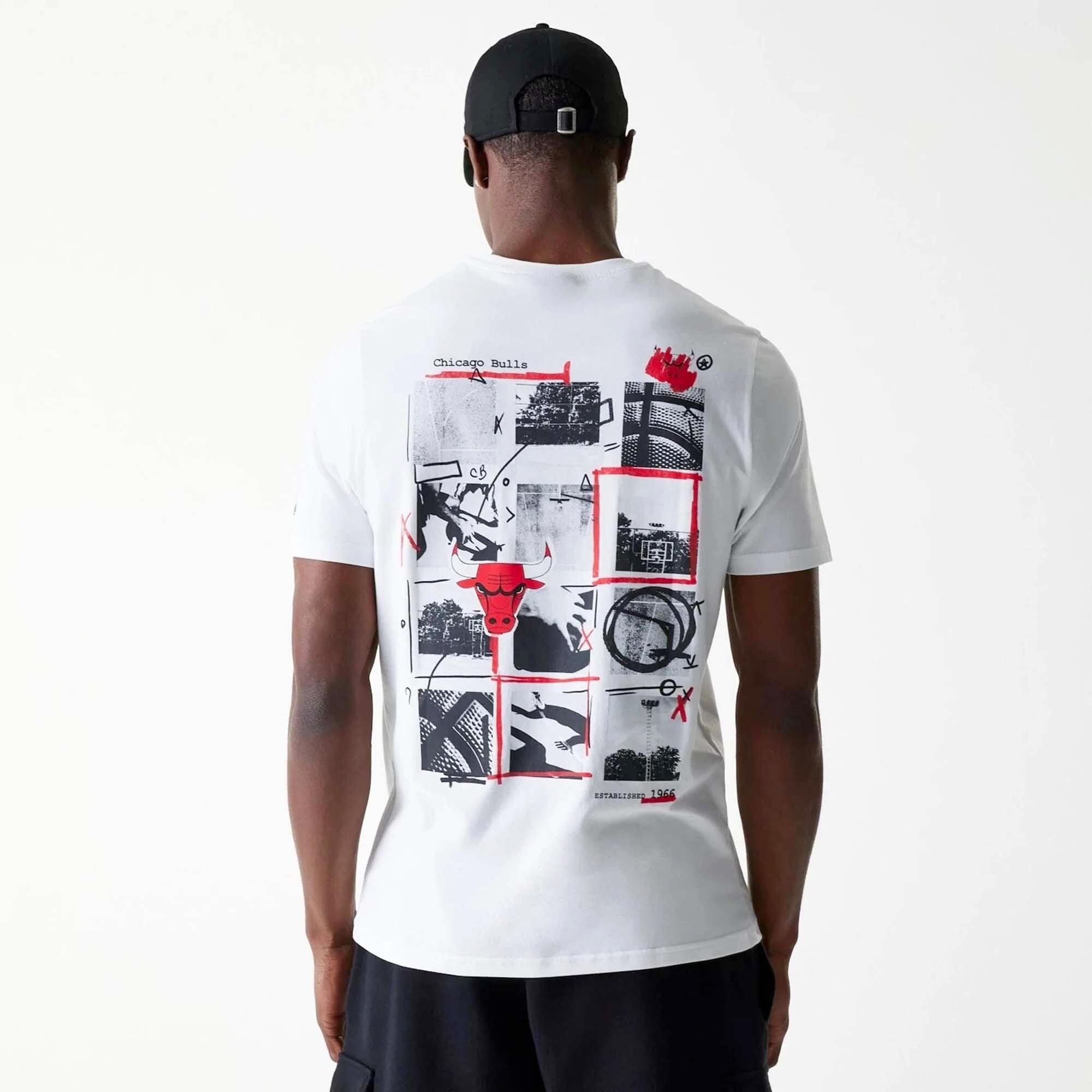 T-Shirt New Era Nba Photogrphc Print Reg Tee Chibul Adulte 2/5