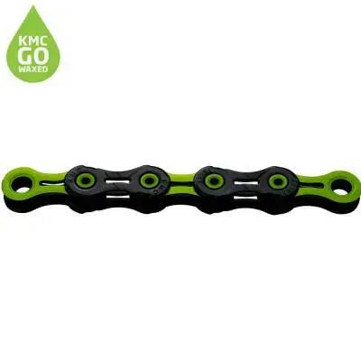 KMC X11 DLC Pre-waxed Chain 118L Green 11 Speed