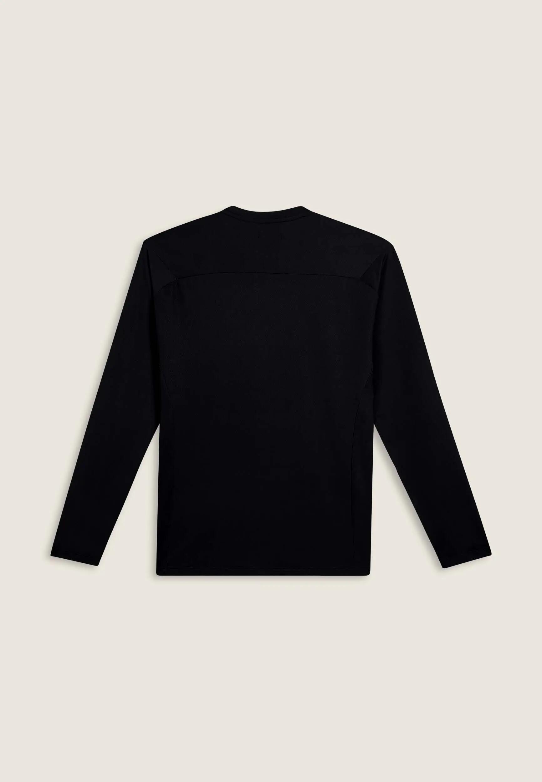 T-shirt de coupe ajustée à manches longues, coupe technique 2/3