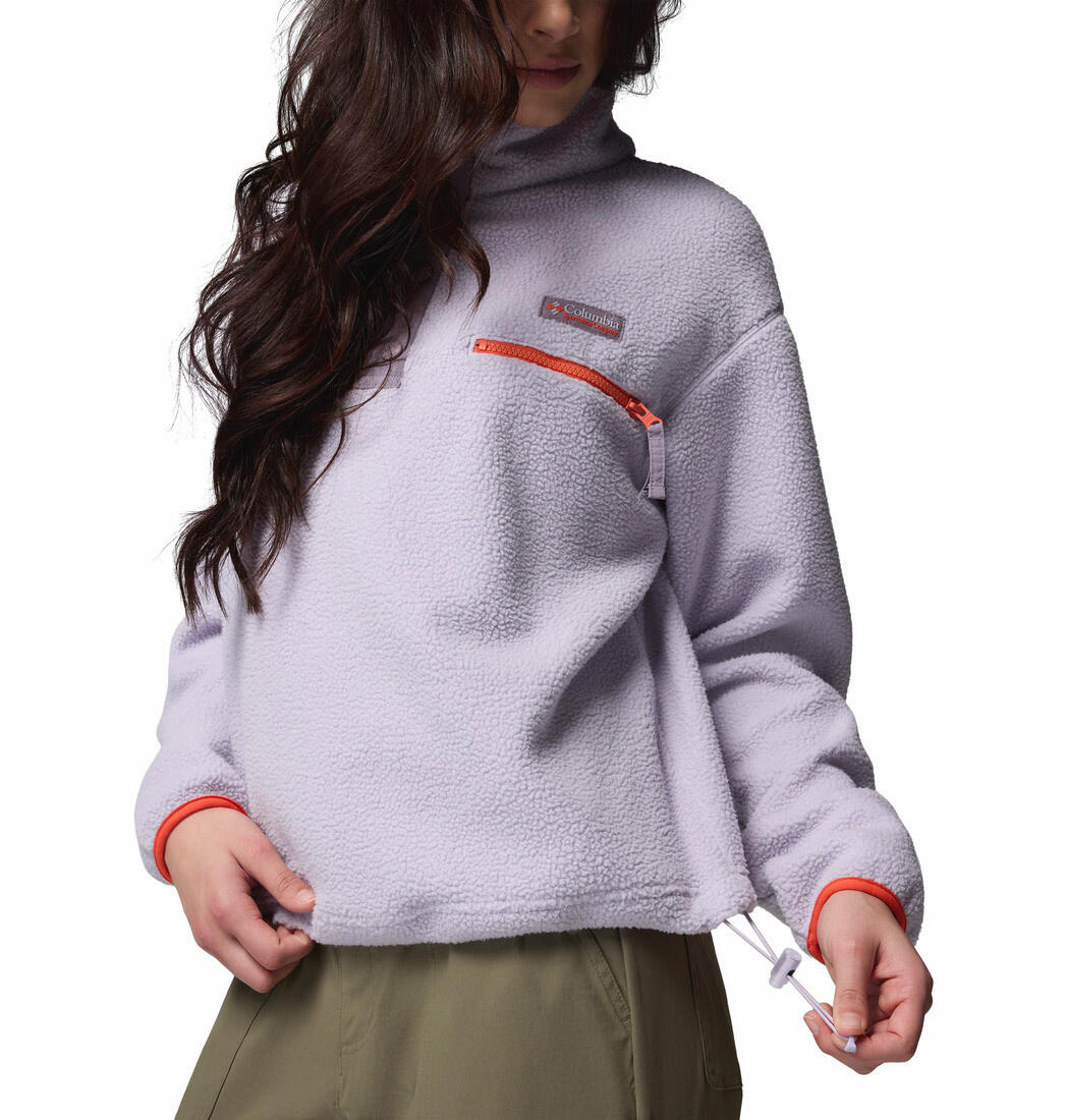 Fleecevesten Truien Dames - COLUMBIA Helvetia™ II Cropped Half Snap Fleece - 5/7