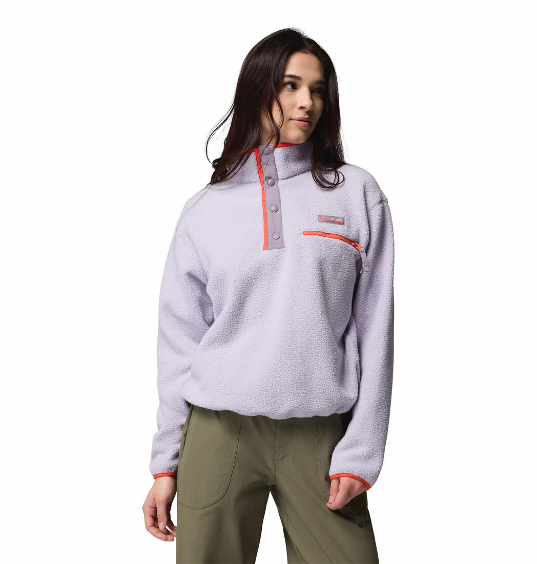 Fleecevesten Truien Dames - COLUMBIA Helvetia™ II Cropped Half Snap Fleece - 2/7