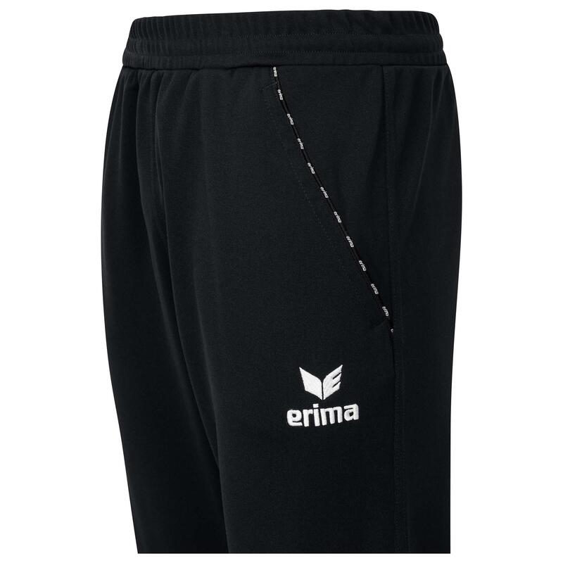 Pantaloni de antrenament Erima cu inserție pentru vițel 2.0 Black Junior