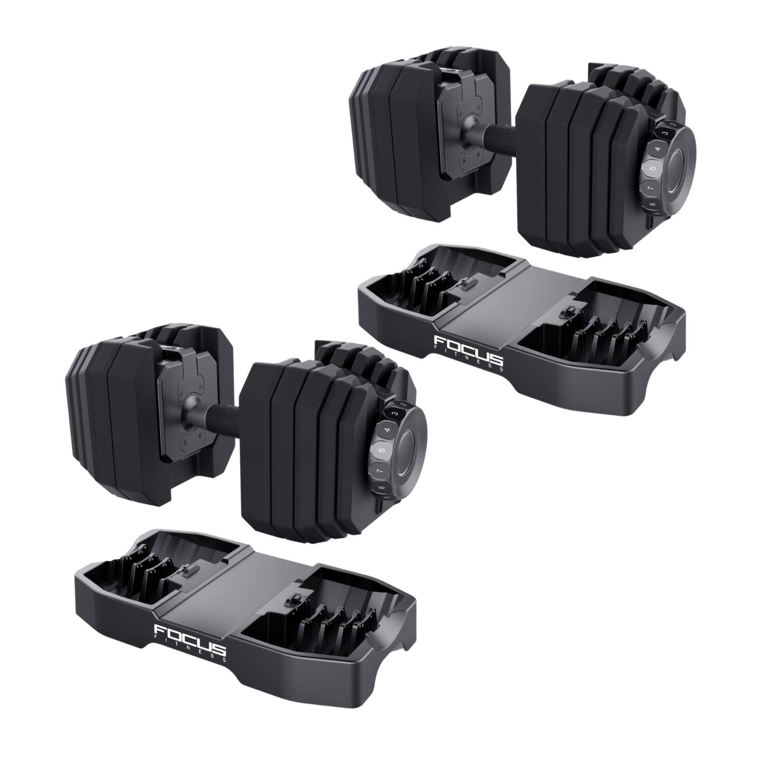 Shift - Verstelbare Dumbbellset - 2 x 24 kg 7/7