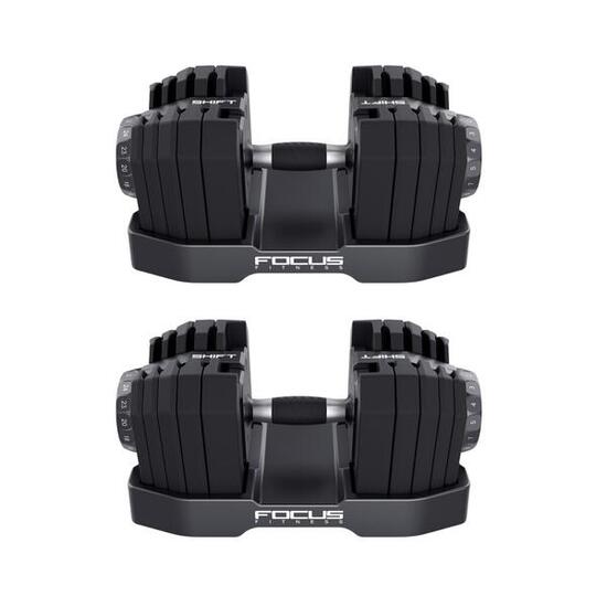 Shift – Verstellbares Kurzhantel-Set – 2 x 24 kg