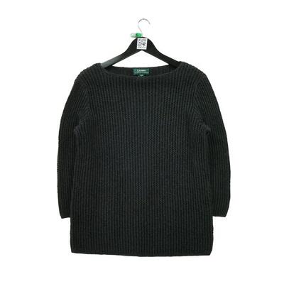 Seconda Mano - Maglione nero in lino da donna - Stato molto buono