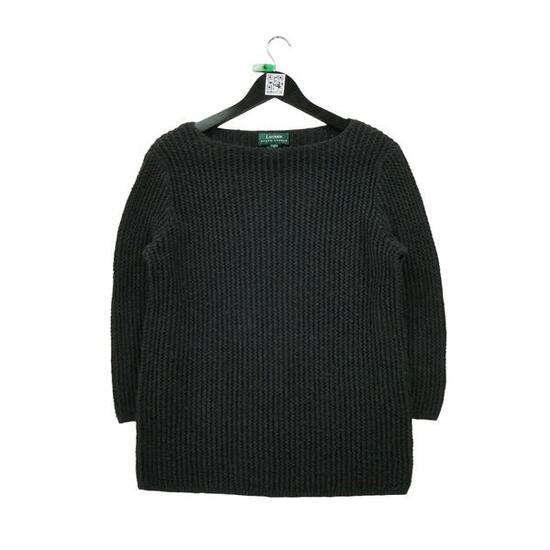 Seconda Mano - Maglione nero in lino da donna - Stato molto buono