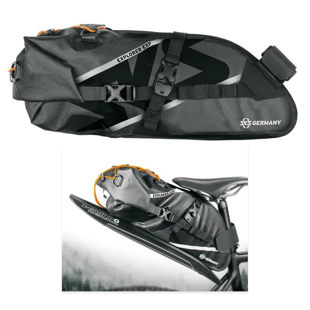 Reflective waterproof saddle bag SKS explorer 13L