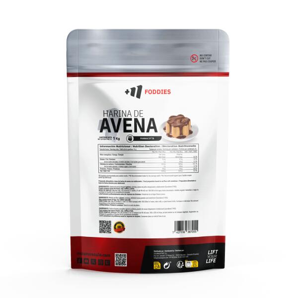 Harina de Avena - 1Kg Panna cotta MASMUSCULO 2/6