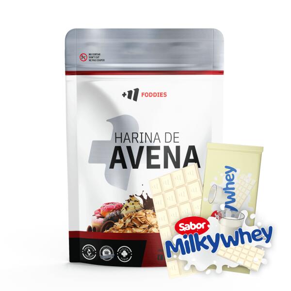 Oat Flour - 1Kg White Chocolate Milky Whey MASmusculo